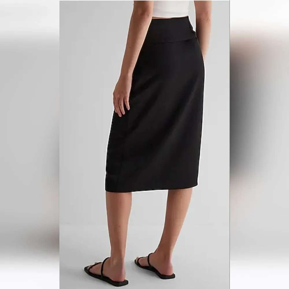 Chic Black Pencil Skirt